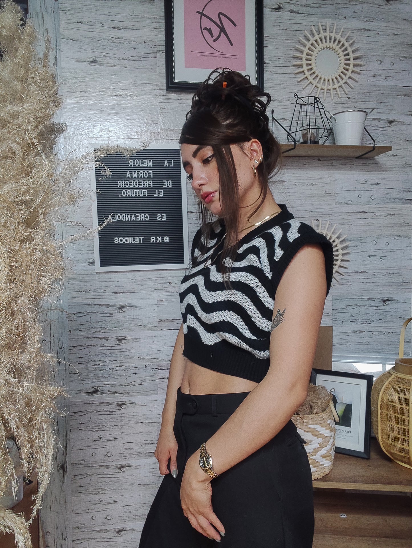 Chaleco Maica Crop