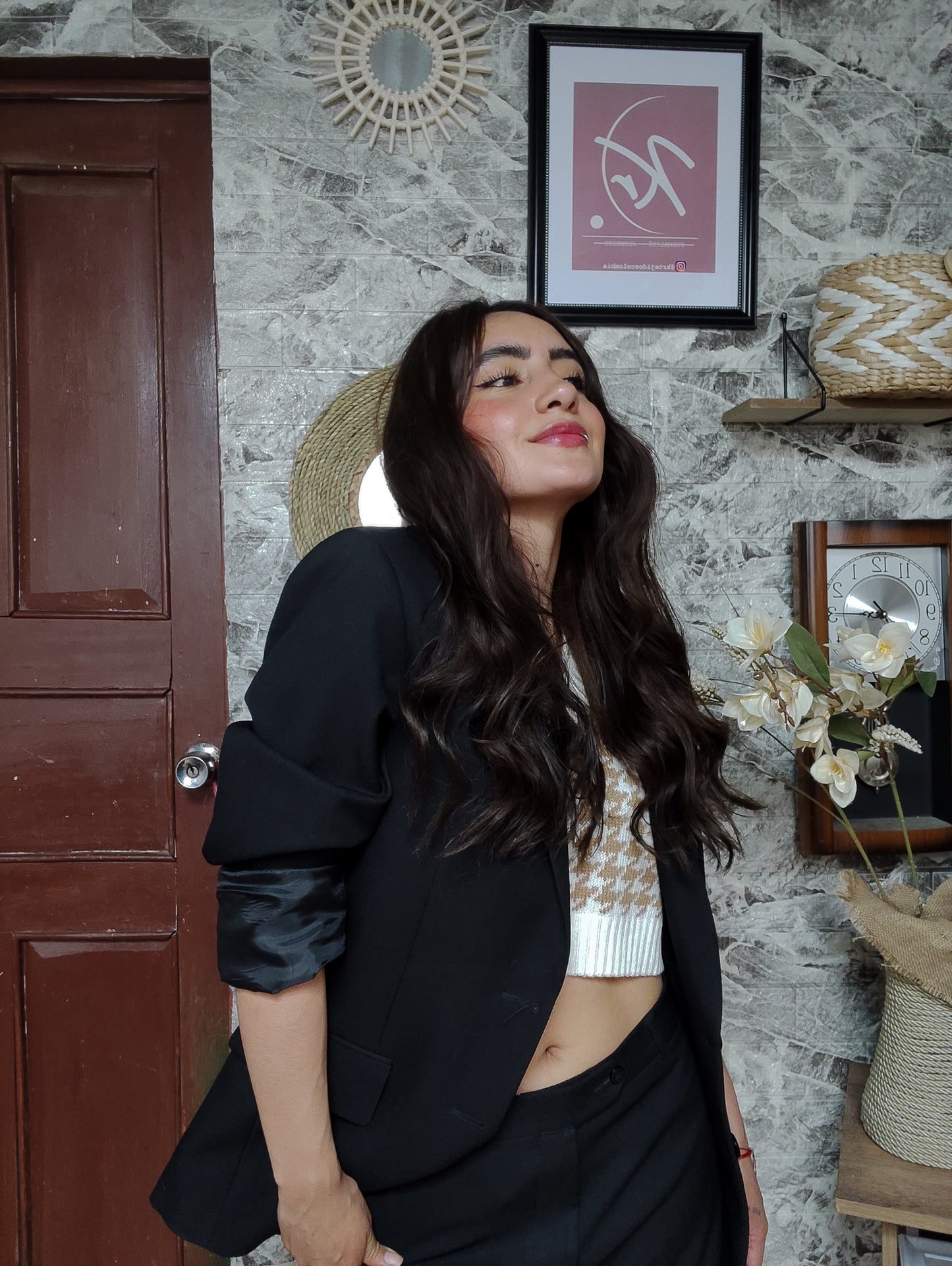 Chaleco Crop Gallineto