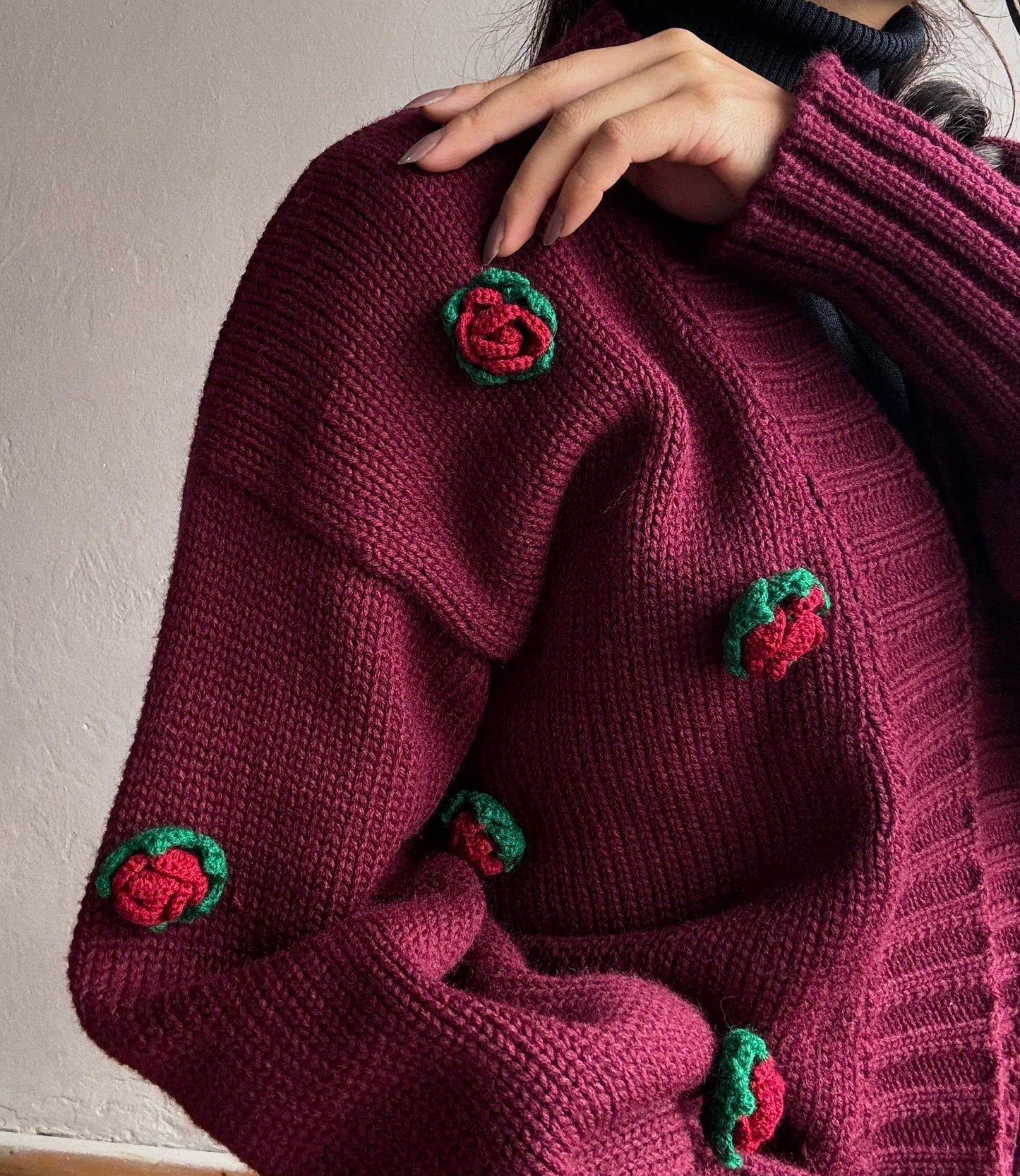 Cardigán Roses