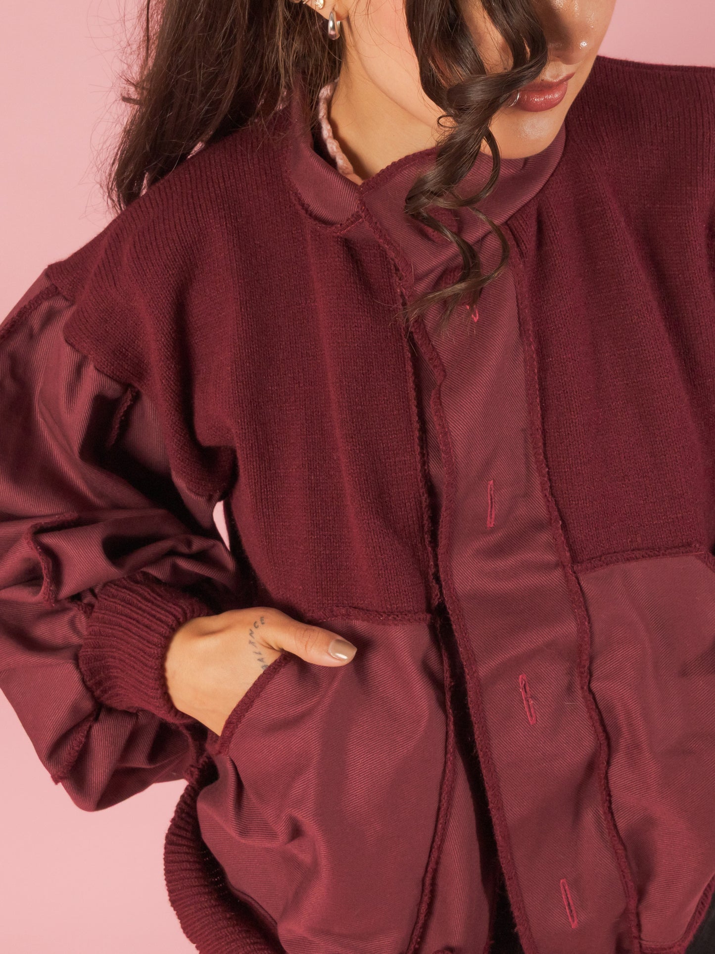 Chaqueta Bourgo cuello Alto (Dril)