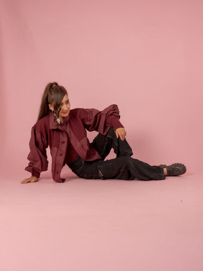 Chaqueta Bourgo cuello Alto (Dril)