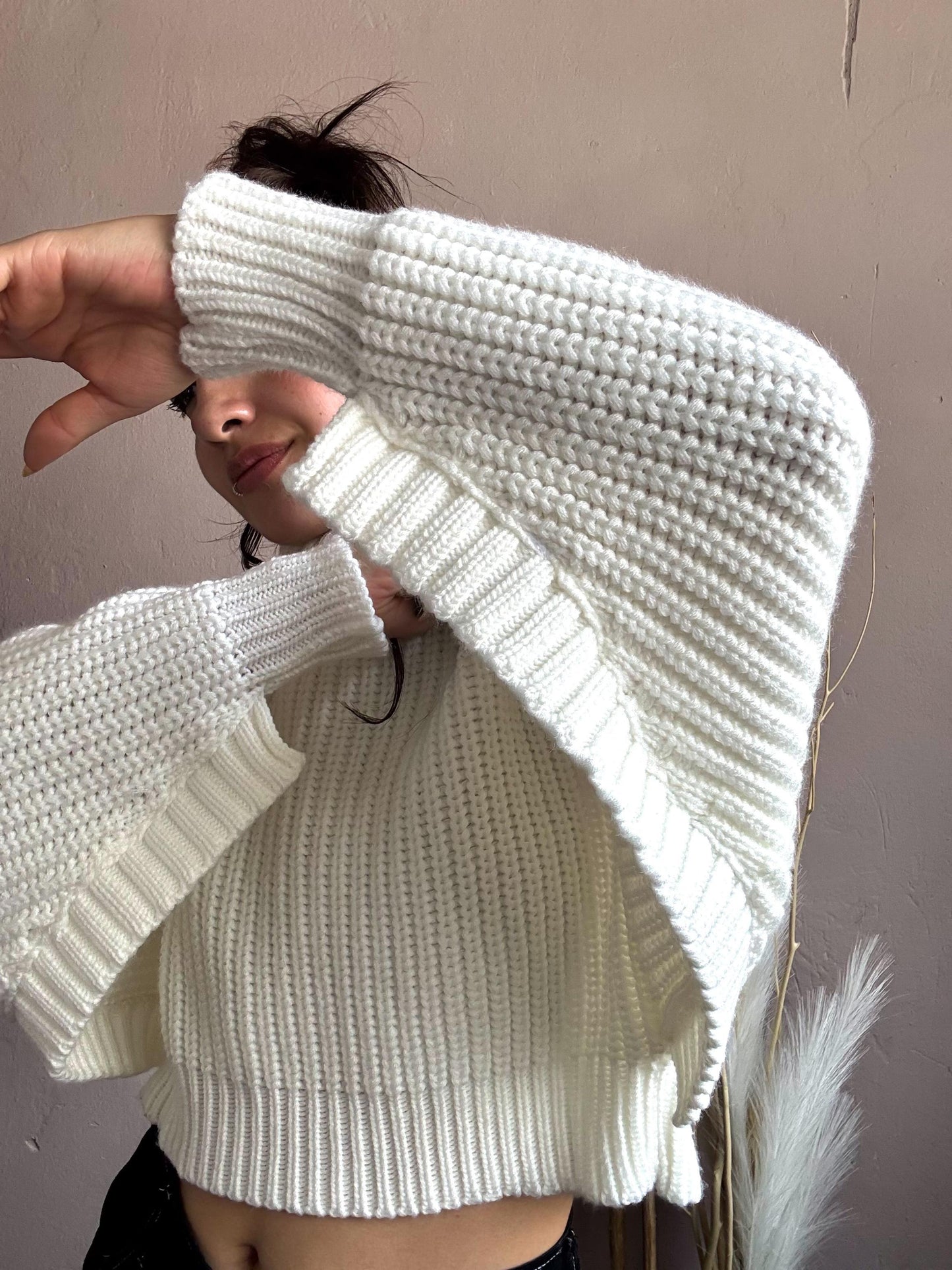Suéter tipo crop top Moira