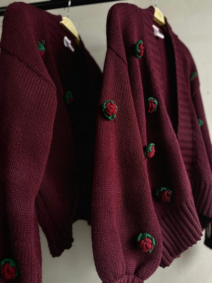 Cardigán Roses